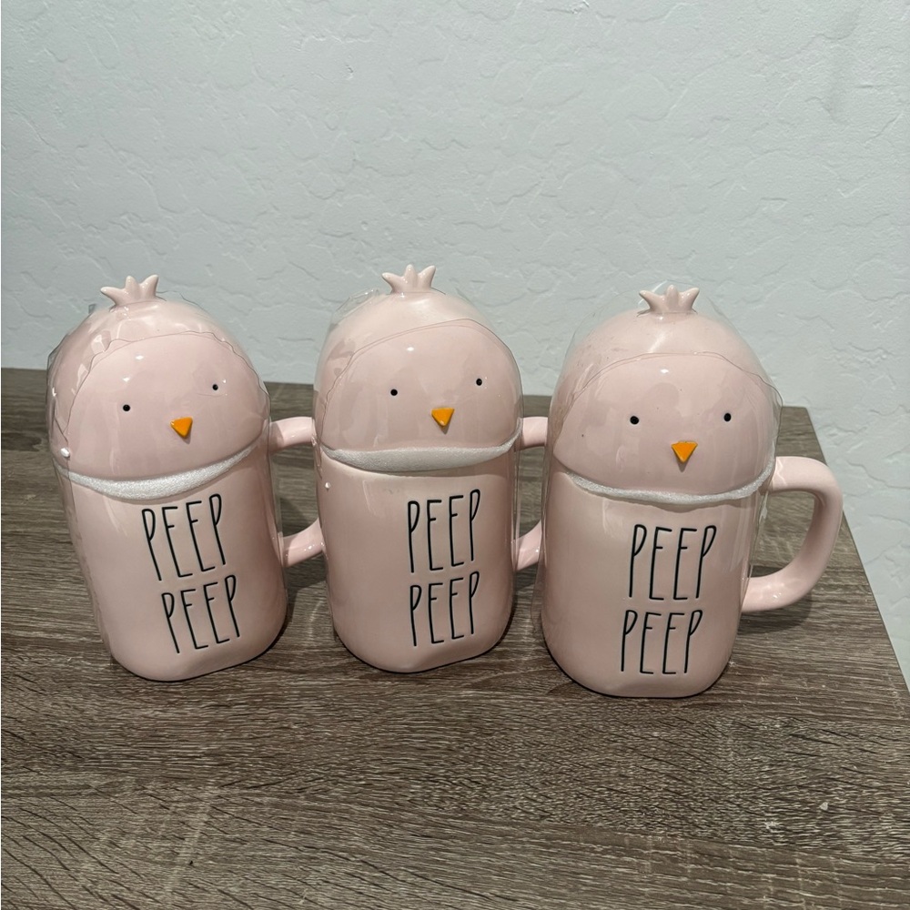 Rae Dunn Peep Peep Mug & Lid (3 available)